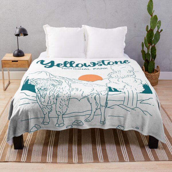 Item preview, Yellowstone National Park Bison designed and sold by ethnicdrawing.