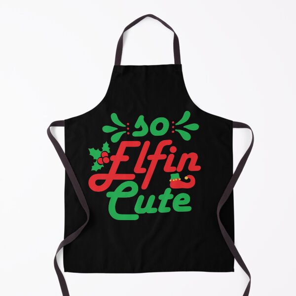 Item preview, So Elfin Cute - Funny Christmas Elf Text designed and sold by hadleyfoo.