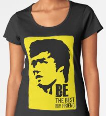 Bruce Lee yellow suit t shirt Bruce Lee Design Women's Premium T-Shirt