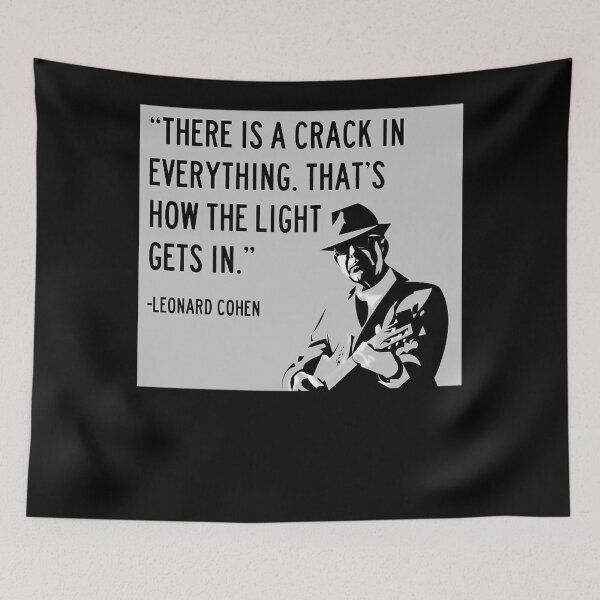 Item preview, Leonard Cohen There Is A Crack In Everything designed and sold by KarsenJoeyArtS.