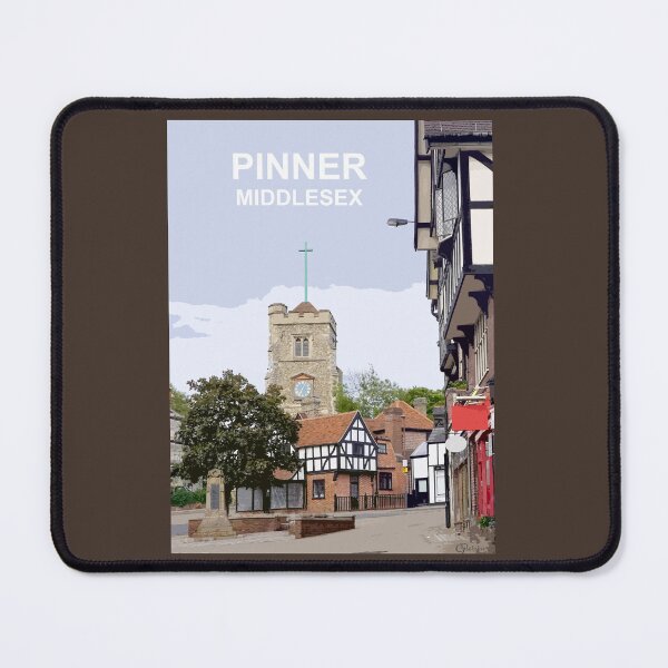 Item preview, Pinner Middlesex.  Travel location poster designed and sold by BarbaraGlebska.