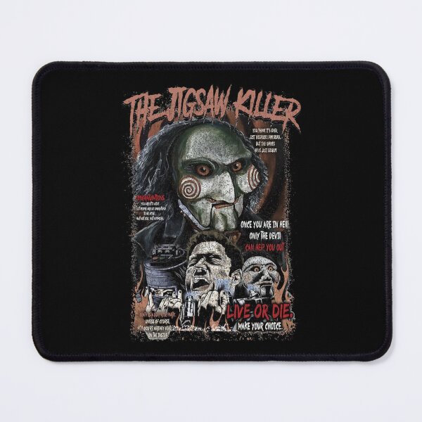 Item preview, Saw Jigsaw Horror Movie designed and sold by gissellealto.