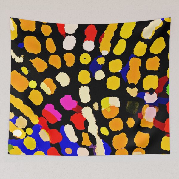 Item preview, Expressive Color Play Pattern designed and sold by Health And Fitness Posts e-Store.