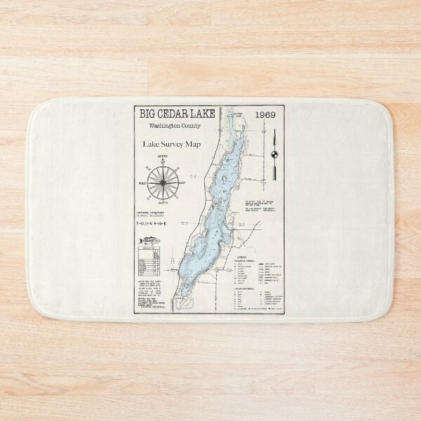 Item preview, Big Cedar Lake WI Washington County designed and sold by Jean Plout.
