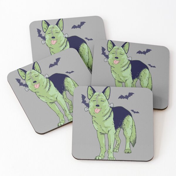 Item preview, Copy of German shepherd Halloween Frankenstein designed and sold by Itsdomd.