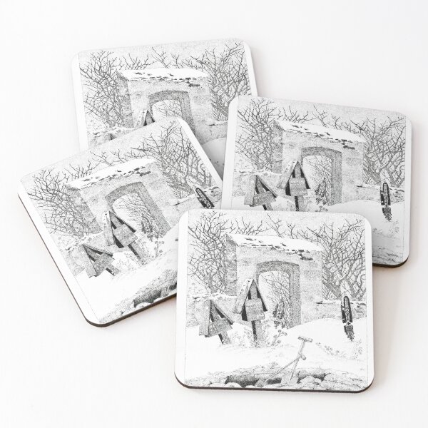 Item preview, Graveyard under snow, after Caspar David Friedrich designed and sold by Th-inker.
