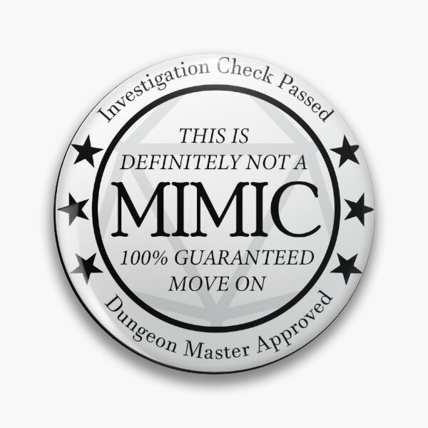 Item preview, Not a Mimic sticker designed and sold by Jackson Lanier.