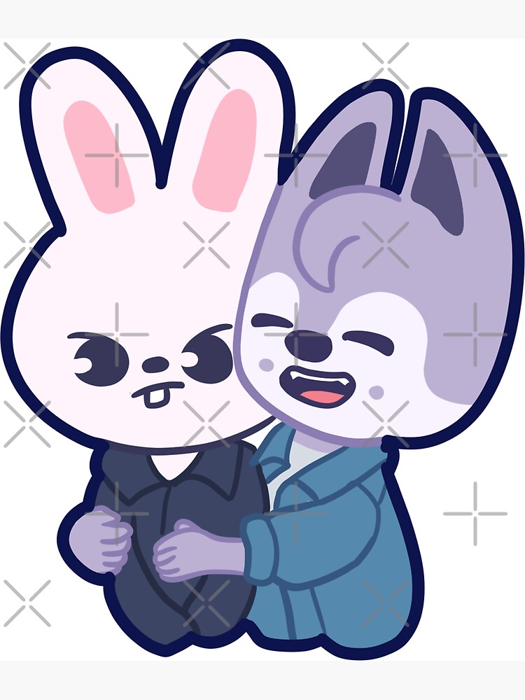 STRAY KIDS (SKZOO) WolfChan And LeeBit Hug