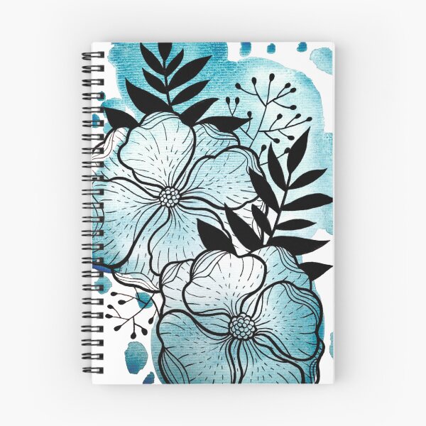 Item preview, Flores Acuarela Turquesa Duda designed and sold by BEATRIZKOBORI.