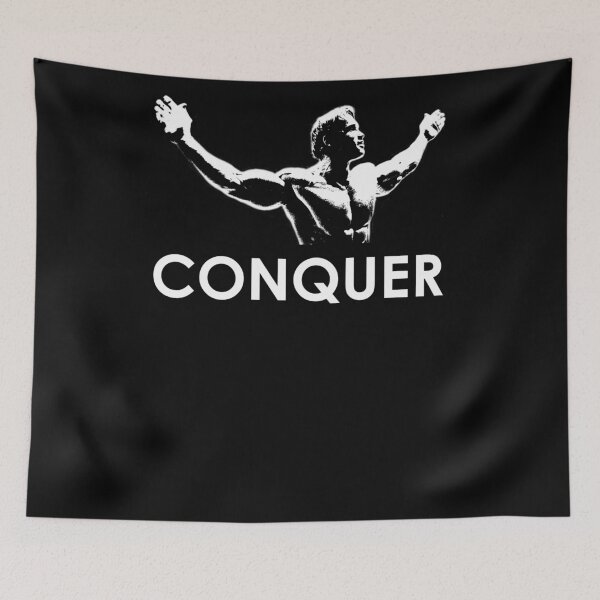 Item preview, Arnold Schwarzenegger Conquer designed and sold by Lowgik.