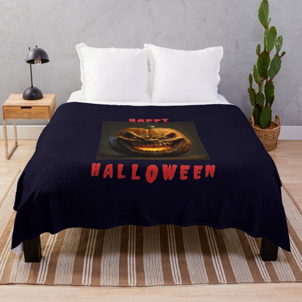 Item preview, Happy Halloween evil pumpkin designed and sold by JackFreestone.