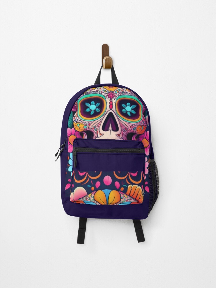 Thumbnail 1 of 3, Backpack, Sugar Skull designed and sold by Rostislav1401.