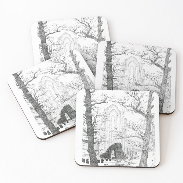 Item preview, Monastery graveyard, after Caspar David Friedrich designed and sold by Th-inker.