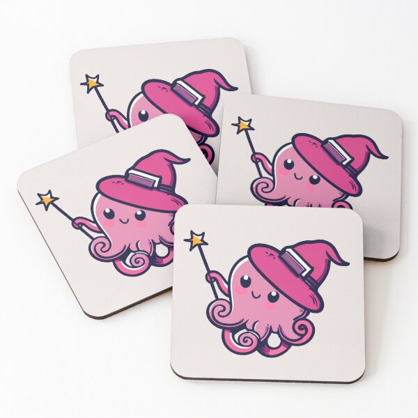 Item preview, Cute Wizard Octopus #2 designed and sold by witch-night.