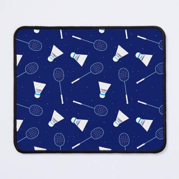 Item preview, Badminton Player Shuttlecocks and Rackets Pattern designed and sold by CreativeTwins.