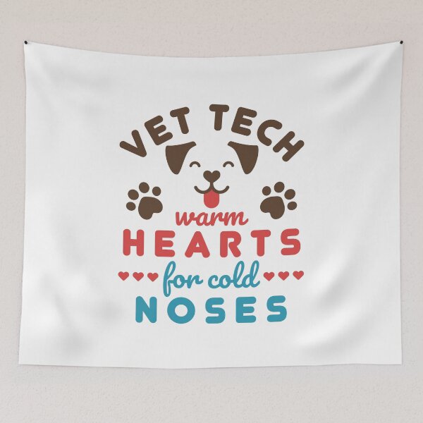 Item preview, Vet Tech Warm Hearts for Cold Noses designed and sold by jaygo.