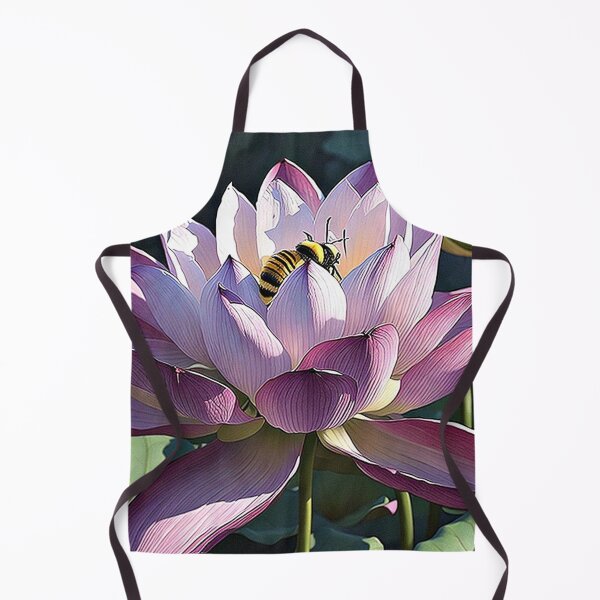 Item preview, Bumble Bee on Lotus bloom designed and sold by George Hutton Hunter.