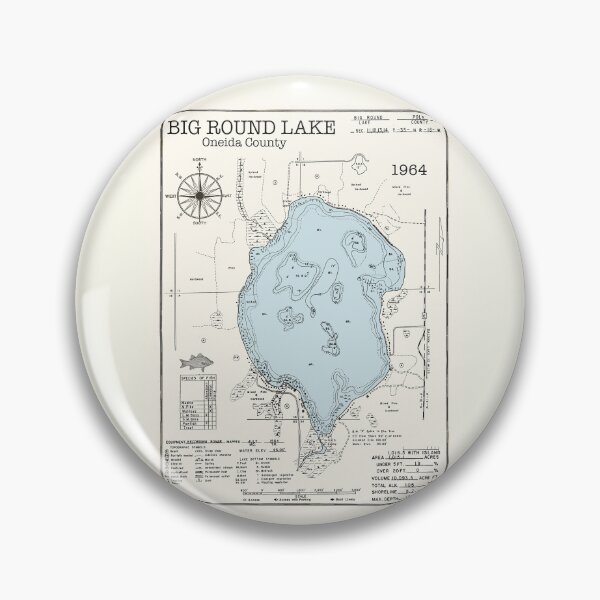 Item preview, Big Round Lake WI Oneida County designed and sold by Jean Plout.