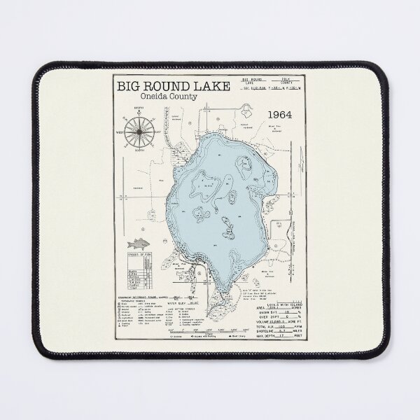 Item preview, Big Round Lake WI Oneida County designed and sold by Jean Plout.