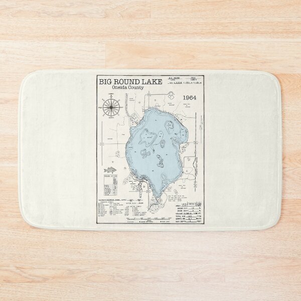Item preview, Big Round Lake WI Oneida County designed and sold by Jean Plout.
