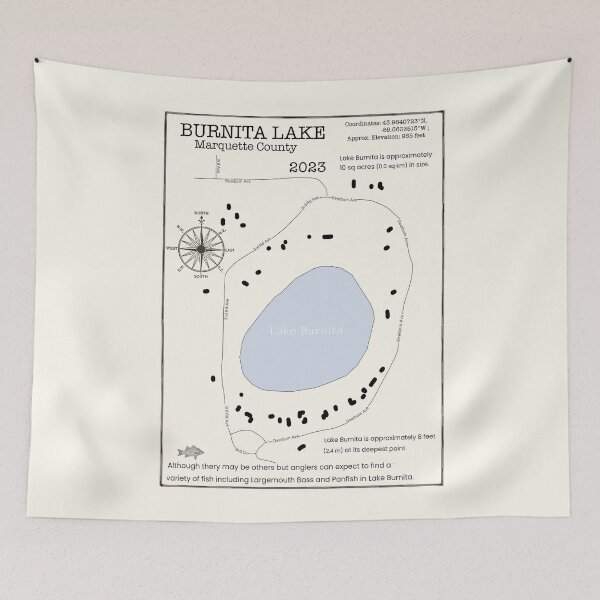Item preview, Burnita Lake WI Marquette County designed and sold by Jean Plout.