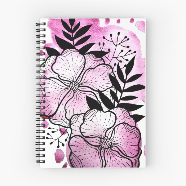 Item preview, Flores De Acuarela Rosa Duda designed and sold by BEATRIZKOBORI.