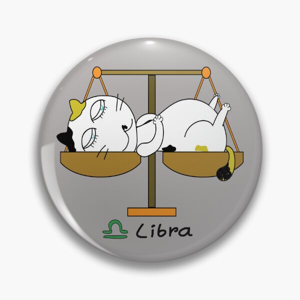 Item preview, Libra zodiac funny cat sign  designed and sold by BonusSingh.