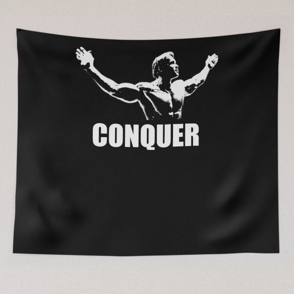 Item preview, Arnold Schwarzenegger Conquer designed and sold by Lowgik.