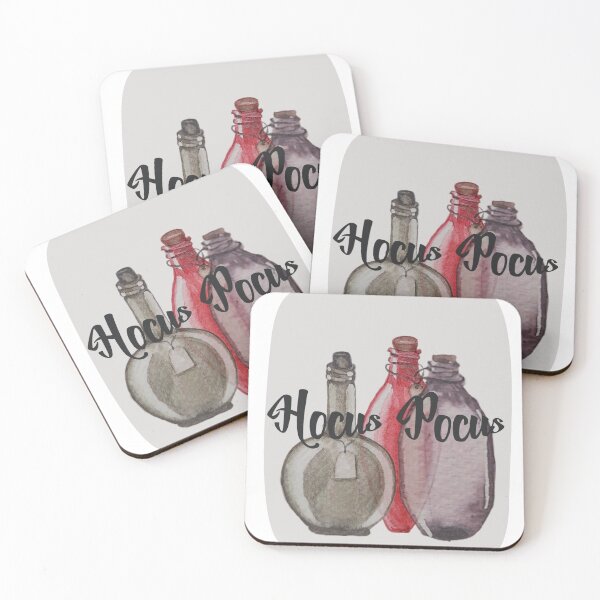 Item preview, Halloween watercolor Hocus-pocus potion bottles designed and sold by JewelsNova.