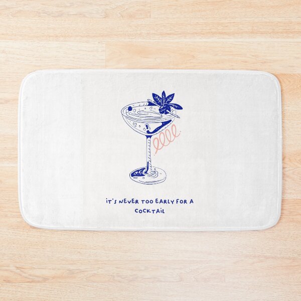 Item preview, It’s Never Too Early for a Cocktail Print / Bar Art / Aesthetic Kitchen Artwork Print designed and sold by sunbeamstudios.