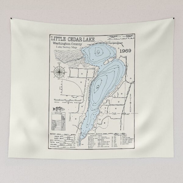 Item preview, Little Cedar Lake WI Washington County designed and sold by Jean Plout.