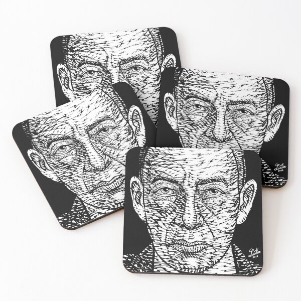 Item preview, SERGEI RACHMANINOFF ink portrait designed and sold by lautir.