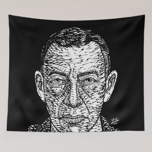 Item preview, SERGEI RACHMANINOFF ink portrait designed and sold by lautir.