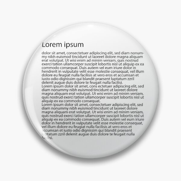 Item preview, Lorem ipsum filler text designed and sold by False Marker.