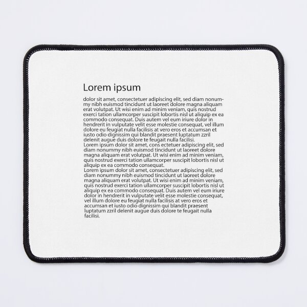 Item preview, Lorem ipsum filler text designed and sold by False Marker.