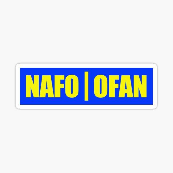 Item preview, NAFO OFAN - Ukrainian Flag designed and sold by Thelittlelord.
