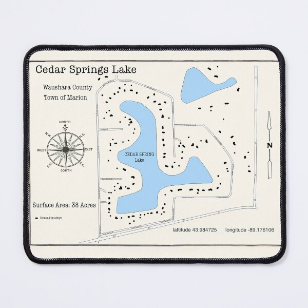 Item preview, Cedar Springs Lake WI Waushara County designed and sold by Jean Plout.