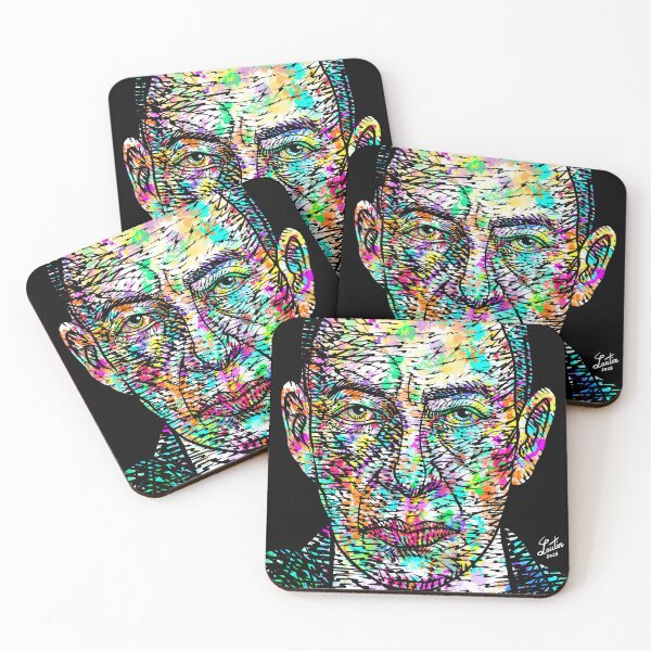 Item preview, SERGEI RACHMANINOFF ink and watercolor portrait designed and sold by lautir.