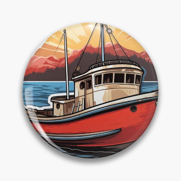 Artikelvorschau, Fischerboot entworfen und verkauft von SMRprintdesign.