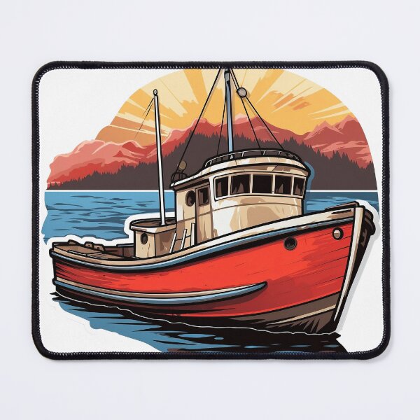 Item preview, Fishing Boat designed and sold by SMRprintdesign.