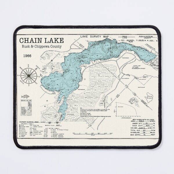 Item preview, Chain Lake WI Rusk County designed and sold by Jean Plout.