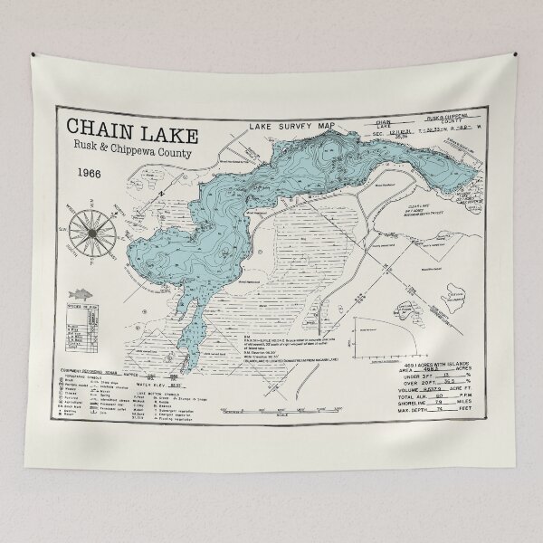 Item preview, Chain Lake WI Rusk County designed and sold by Jean Plout.