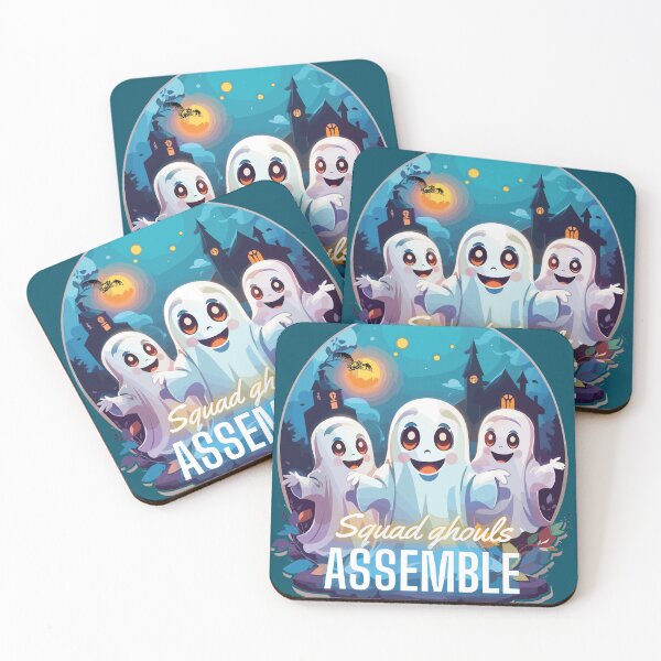 Item preview, Squad Ghouls Assemble | Halloween Ghosts  designed and sold by ComicHac.