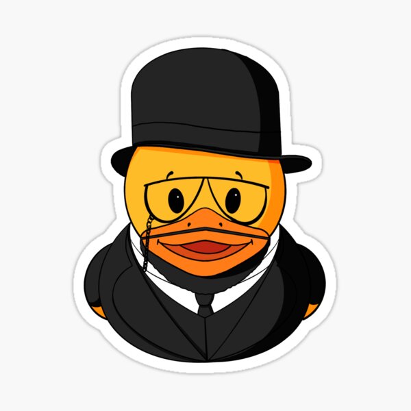 Item preview, Toulouse-Lautrec Rubber Duck designed and sold by Alisha Ober Designs.