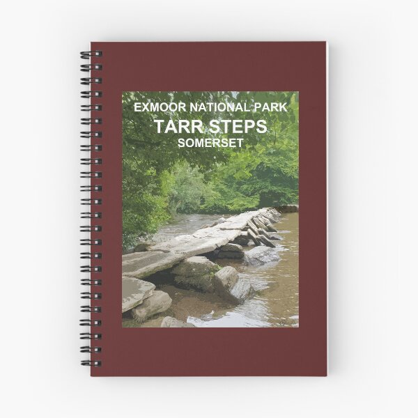 Item preview, Exmoor Tarr Steps Somerset Travel location poster designed and sold by BarbaraGlebska.