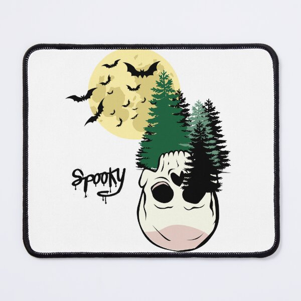 Item preview, Skull Mountain Shadows: Haunting 'Spooky' Halloween Design designed and sold by Tntmom0813.