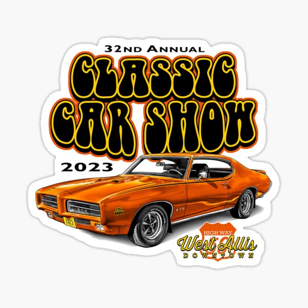 2023 Downtown West Allis Classic Car Show Sticker