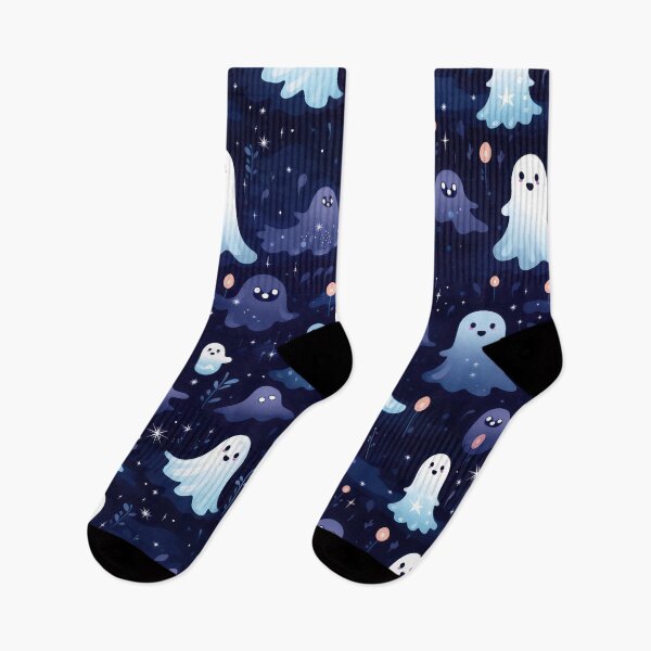 Item preview, Ethereal Echoes: Boo-tiful Ghosts Pattern designed and sold by KaleidoKiosk.