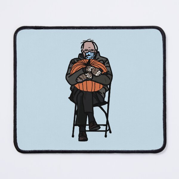 Item preview, Bernie Sanders Holding Thanksgiving Pumpkin designed and sold by ellenhenry.