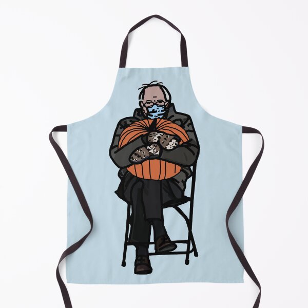 Item preview, Bernie Sanders Holding Thanksgiving Pumpkin designed and sold by ellenhenry.